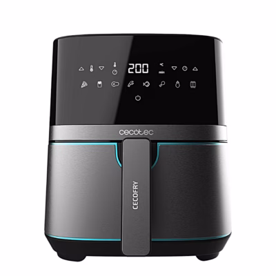 Kuumaõhufritüür Cecotec Cecofry Full InoxBlack 5500 Pro, lisatarvikuteta komplekt, 5,5 l, tumendatud roostevaba teras