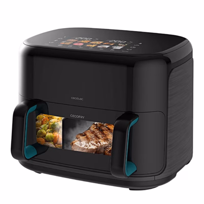 Kuumaõhufritüür Cecotec Cecofry ja Grill Smokin'Prime 11000, suitsutusfunktsiooniga, 11 l, 2800 W, must