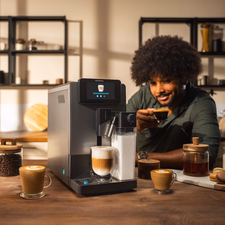 Täisautomaatne kohvimasin Cecotec Cremmaet Latte Touch, 12 joogiretsepti, kuni 4 profiili, 1,1 l, must - 2