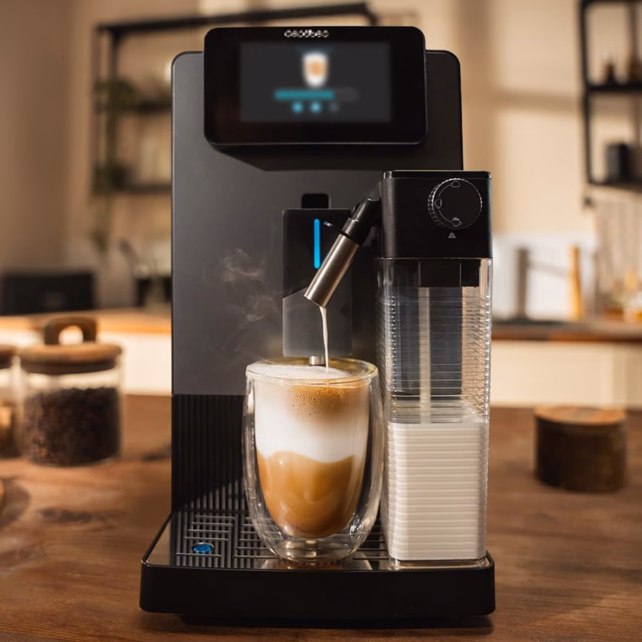 Täisautomaatne kohvimasin Cecotec Cremmaet Latte Touch, 12 joogiretsepti, kuni 4 profiili, 1,1 l, must - 4