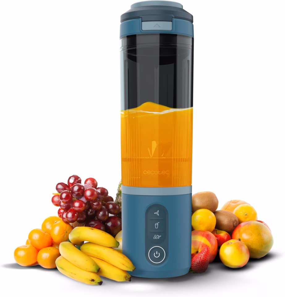 USB-laetav smuutiblender Cecotec Power Titanium Shake2Go Lagoon, 0,6 l - 2