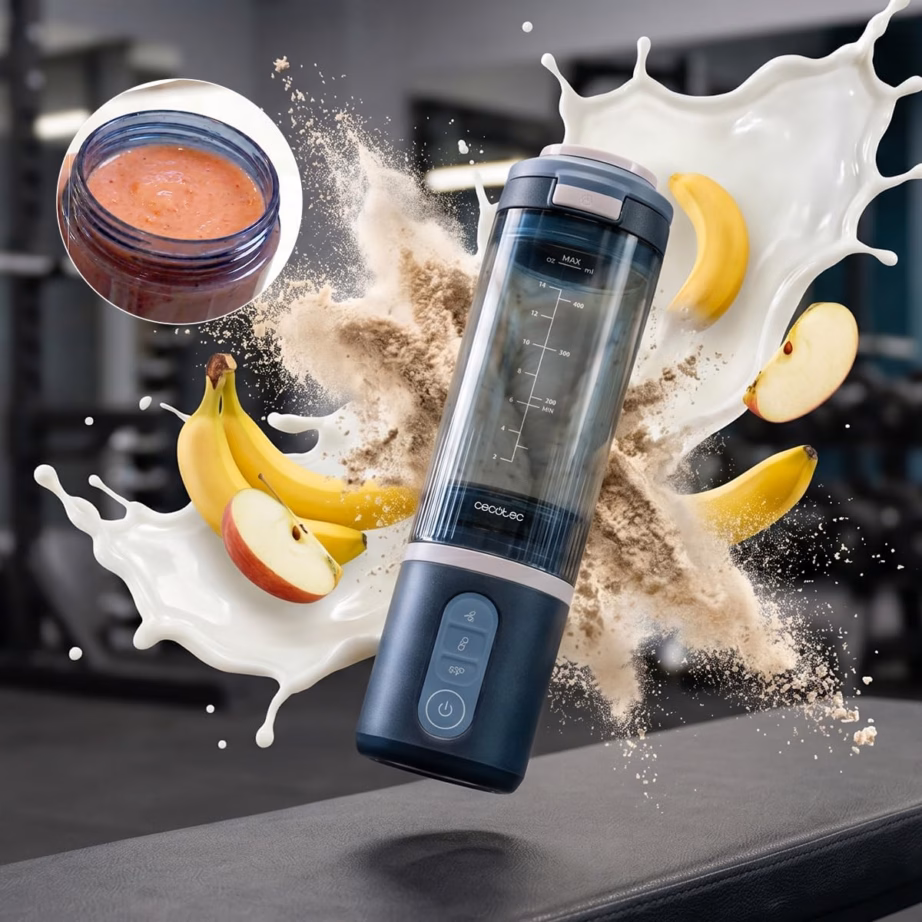 USB-laetav smuutiblender Cecotec Power Titanium Shake2Go Lagoon, 0,6 l - 3