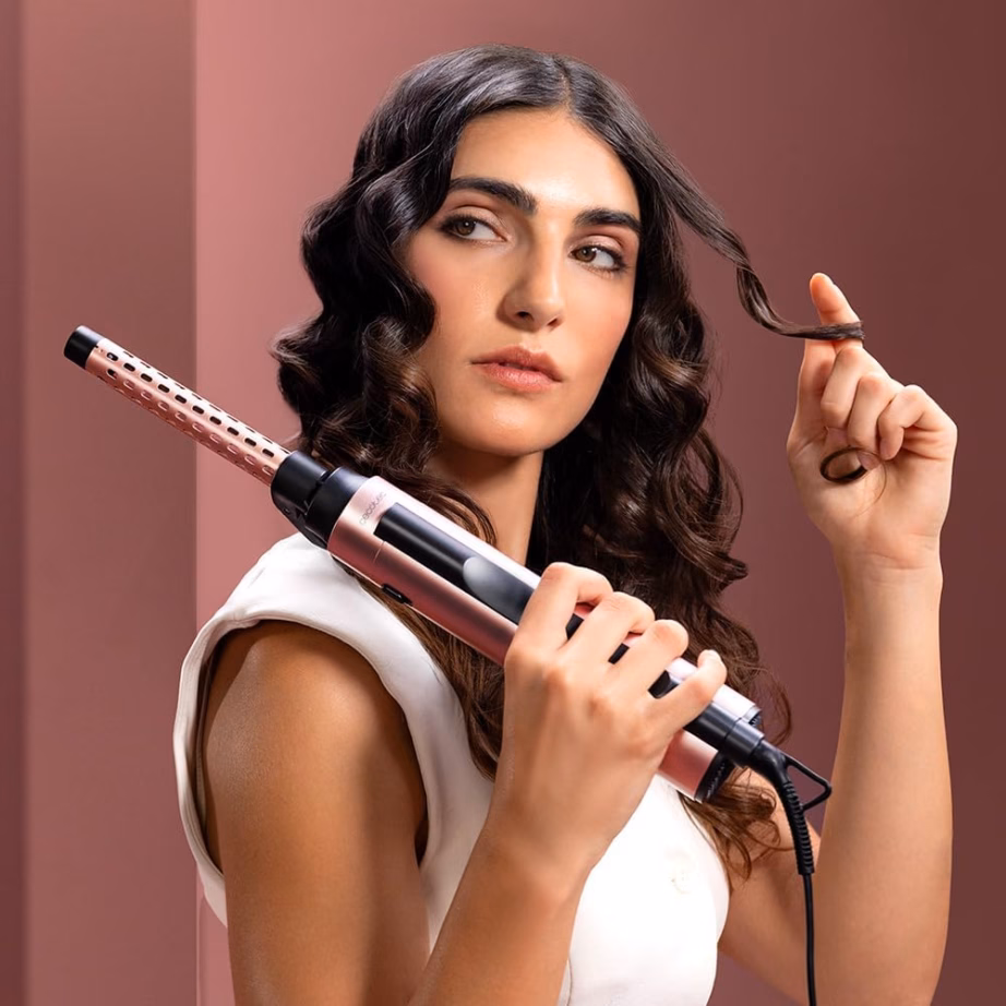 Föön-koolutaja Cecotec CeramicCare 10in1 AirBrush, 10 otsikut, must/roosa - 5