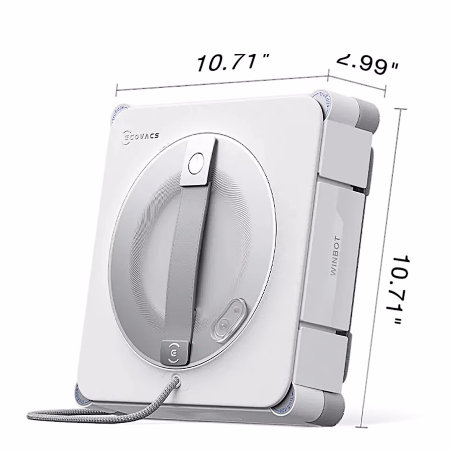 Juhtmega aknapesurobot Ecovacs WINBOT W2S PRO, TruEdge 2.0 servapesu, 0,12 l paak, valge - 4