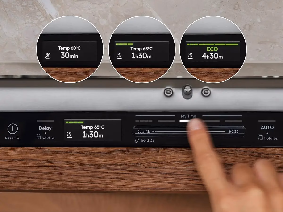 QuickSelect Connect võimaldab valida tsükli kestuse