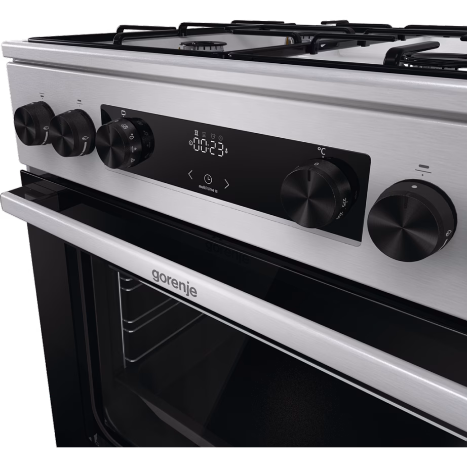 Eraldiseisev kombipliit GORENJE GKS6C70XJ, 60 cm, gaasipliidiplaat ja elektriahi 71 l - 4