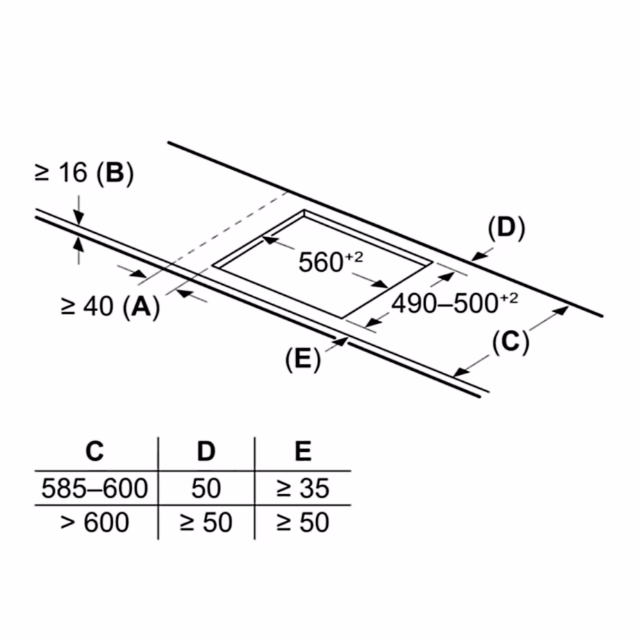 Integreeritav induktsioonpliidiplaat BOSCH PIX63KHC1Z, 60 cm, 4 tsooni, must klaaskeraamika - 4