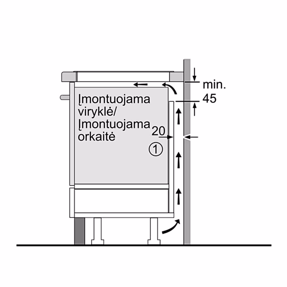 Integreeritav induktsioonpliidiplaat BOSCH PIX63KHC1Z, 60 cm, 4 tsooni, must klaaskeraamika - 7