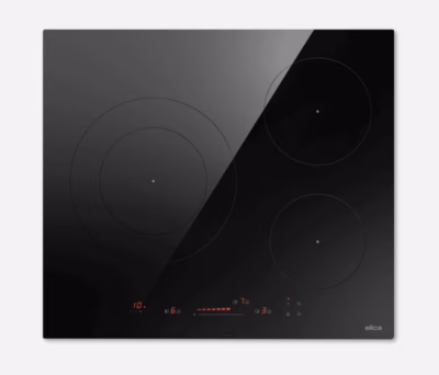 Integreeritav induktsioonpliit ELICA PRIMIS 603 BL, 60 cm, 3 tsooni, 7,2 kW