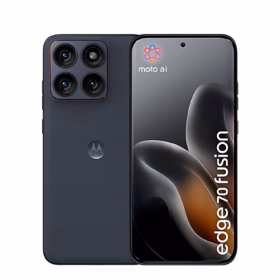 Nutitelefon Motorola edge 70 fusion, eest- ja tagavaade
