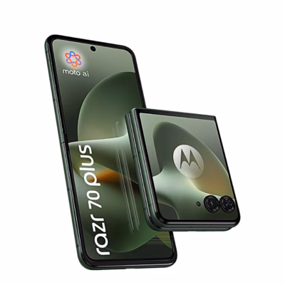 Volditav nutitelefon Motorola razr 70 plus lahti- ja kokkuvolditult