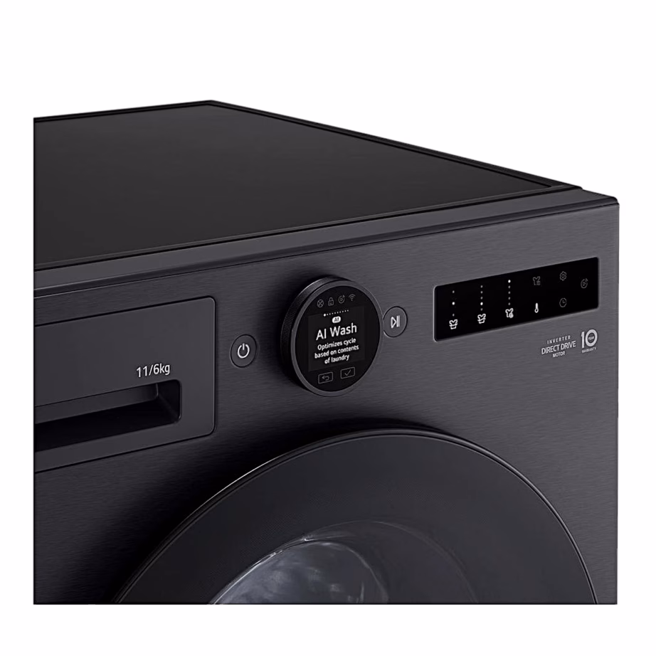 Eraldiseisev pesukuivati LG W4X7516TBB, 11/6 kg, 1400 p/min, Wi‑Fi, tumehall - 3