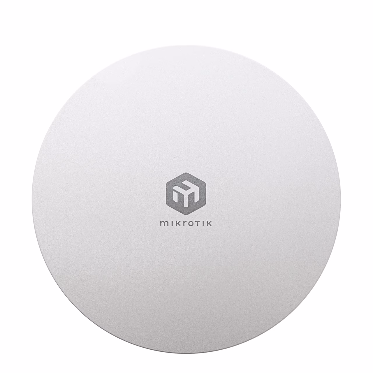 MikroTik ATL 5G R16 väliruuteri ümar esipaneel MikroTiku logoga