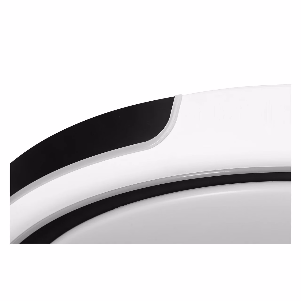 Activejet AJE-GIOVANNI 40W 51 cm must/valge ümmargune LED laevalgusti, 4000K, 5000 lm, IP20 siseruumidesse
