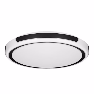 Activejet AJE-GIOVANNI 40W 51 cm must/valge ümmargune LED laevalgusti, 4000K, 5000 lm, IP20 siseruumidesse