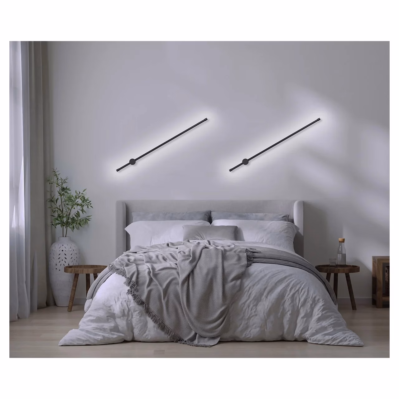 Activejet AJE-HILTON NW 900 mm must LED seinavalgusti siseruumidesse