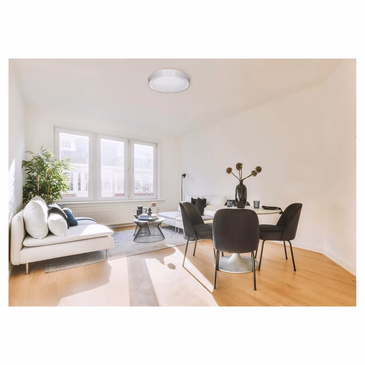 Activejet AJE-KAMA 24W 40 cm ümmargune valge LED laevalgusti, 4000K, IP20, siseruumidesse