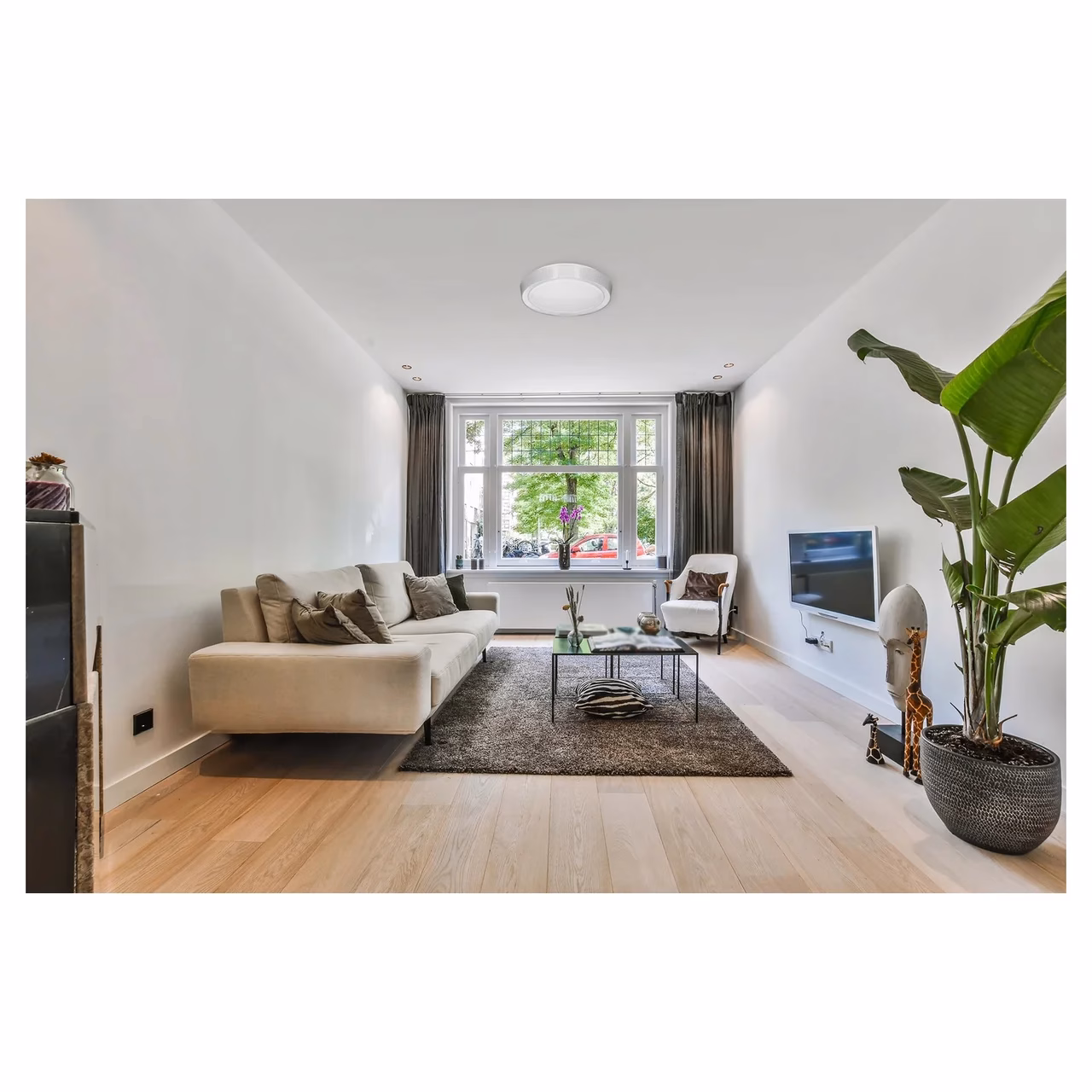 Activejet AJE-KAMA 24W 40 cm ümmargune valge LED laevalgusti, 4000K, IP20, siseruumidesse