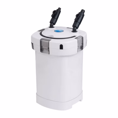 Akvaariumi välisfilter SUNSUN HW-504A, valge korpus ja kaks ventiili kaanel