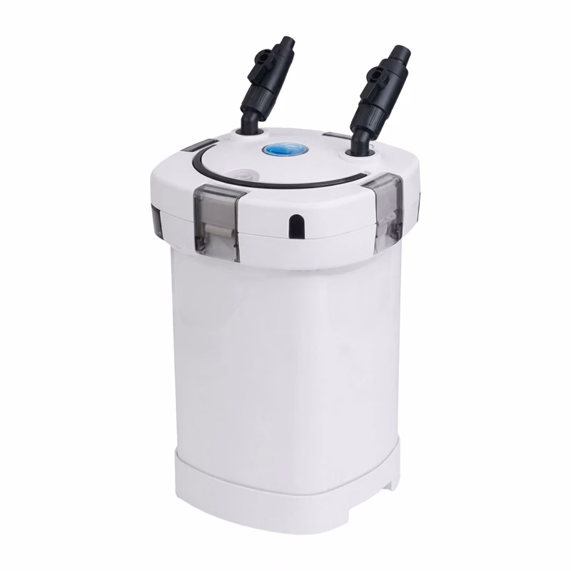 Akvaariumi välisfilter SUNSUN HW-504A, valge korpus ja kaks ventiili kaanel