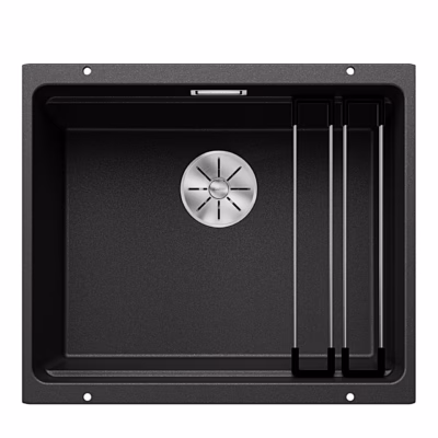 Alt paigaldatav köögivalamu BLANCO ETAGON 500-U SILGRANIT™ PuraDur™, antratsiit, 1 kauss, 60 cm aluskapile