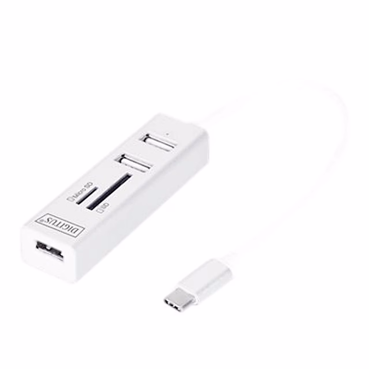 Digitus DA-70243 SD- ja microSD-kaardipesa ning USB-C-pistikuga kaabel