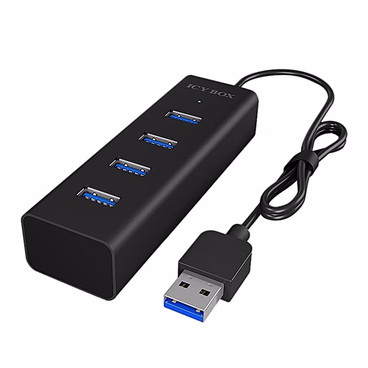 USB-jagaja ICY BOX IB-HUB1409-U3 nelja USB 3.0 pordiga ja USB-A-pistikuga kaabel