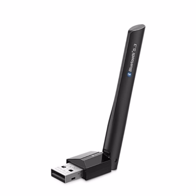 Antenniga Bluetooth-adapter TP-Link UB500 Plus viltu eest, antenn püsti