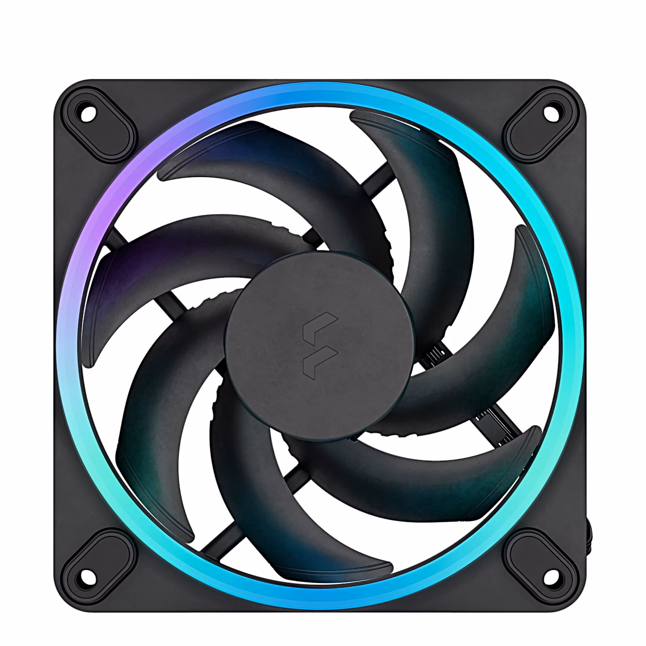 PC ventilaator Fractal Design Momentum 12 RGB eestvaates helendava rõngaga