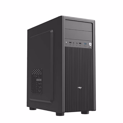 Must arvutikorpus darkFlash B351 nurga alt, esipaneeli vertikaalsed ventilatsiooniavad