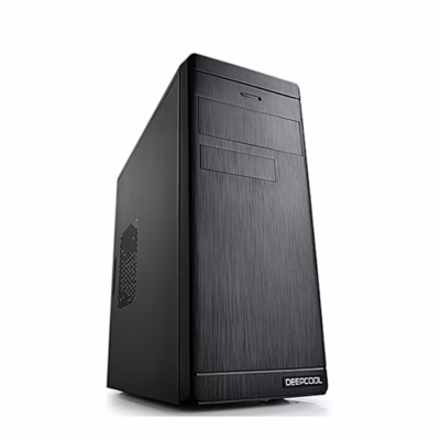 Arvutikorpus DeepCool Wave V2 nurga alt eest, harjatud viimistlusega esipaneel