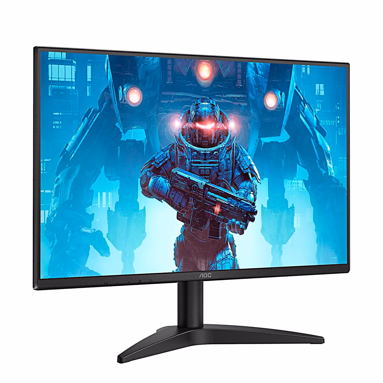 AOC Q24B36X paremalt nurga alt, ekraani parem serv