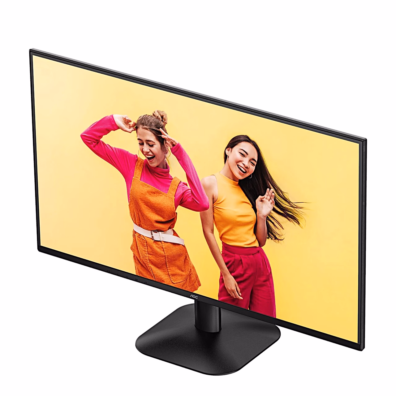 AOC Q27B35S3 monitor vasakult ülalt nurga alt