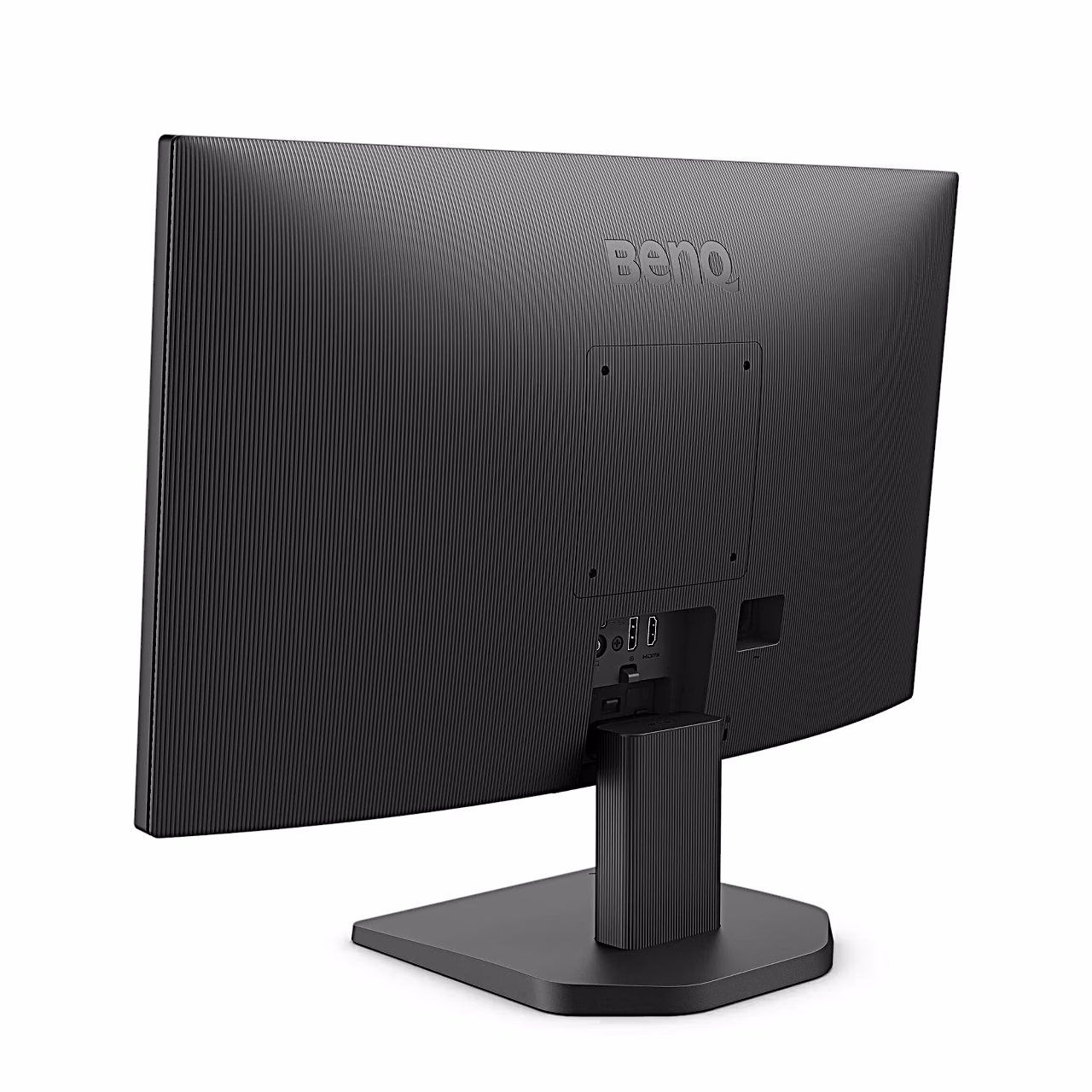 BenQ GW2490C monitori must tagakülg ja alus viltu tagant vaadatuna