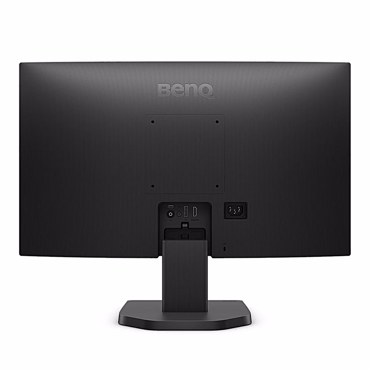 BenQ GW2490C monitori tagakülg otse tagant, VESA kinnitusavad ja alus