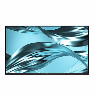 Dell P2426H monitori ekraan eest veidi ülalt vaadatuna, kitsas raam