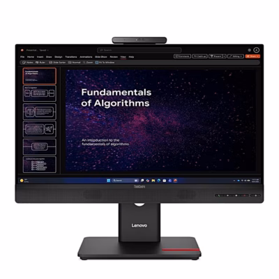 Arvutimonitor Lenovo ThinkCentre TIO24 G6 otse eest vaadatuna