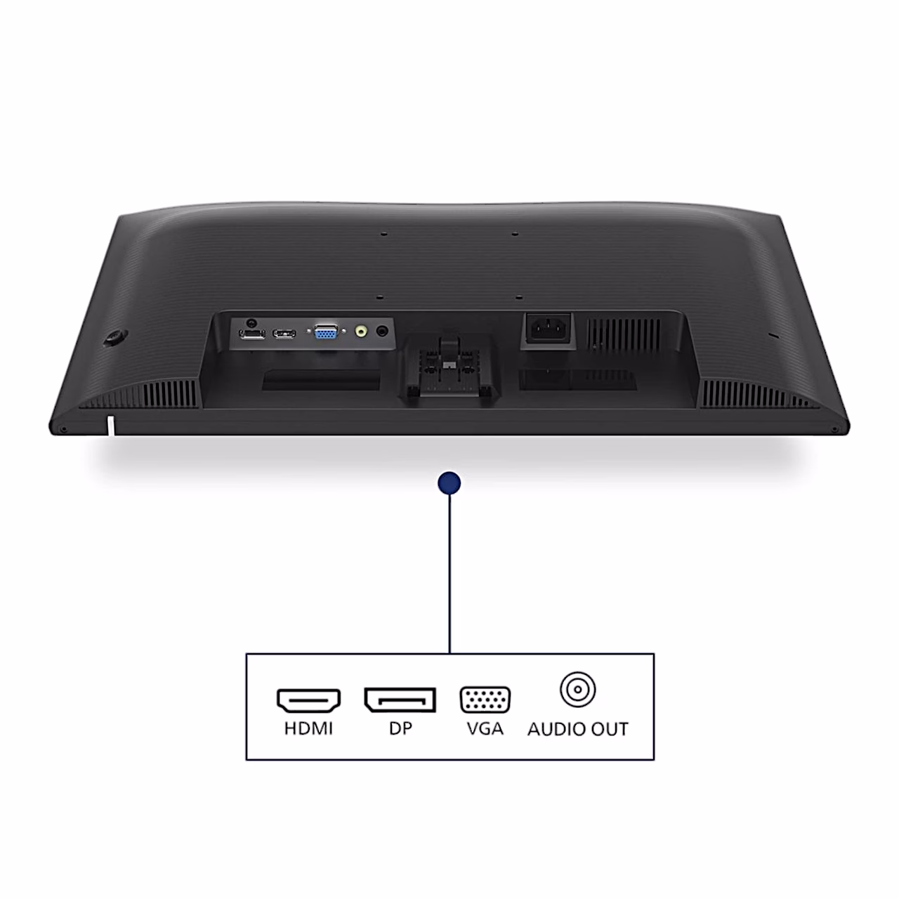 Philips 24E1N1200A pesad: HDMI, DisplayPort, VGA ja heliväljund