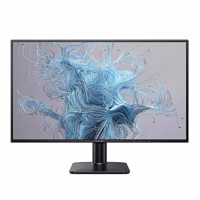 Arvutimonitor Philips 27E2N1110 eest, ekraanil sinine abstraktne kiumuster