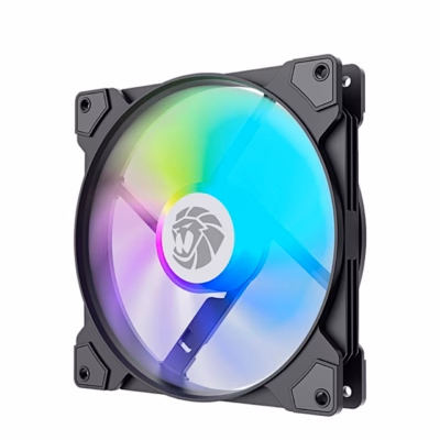 Arvutiventilaator GameMax FN14A-S5 helendavate labade ja logoga keskel