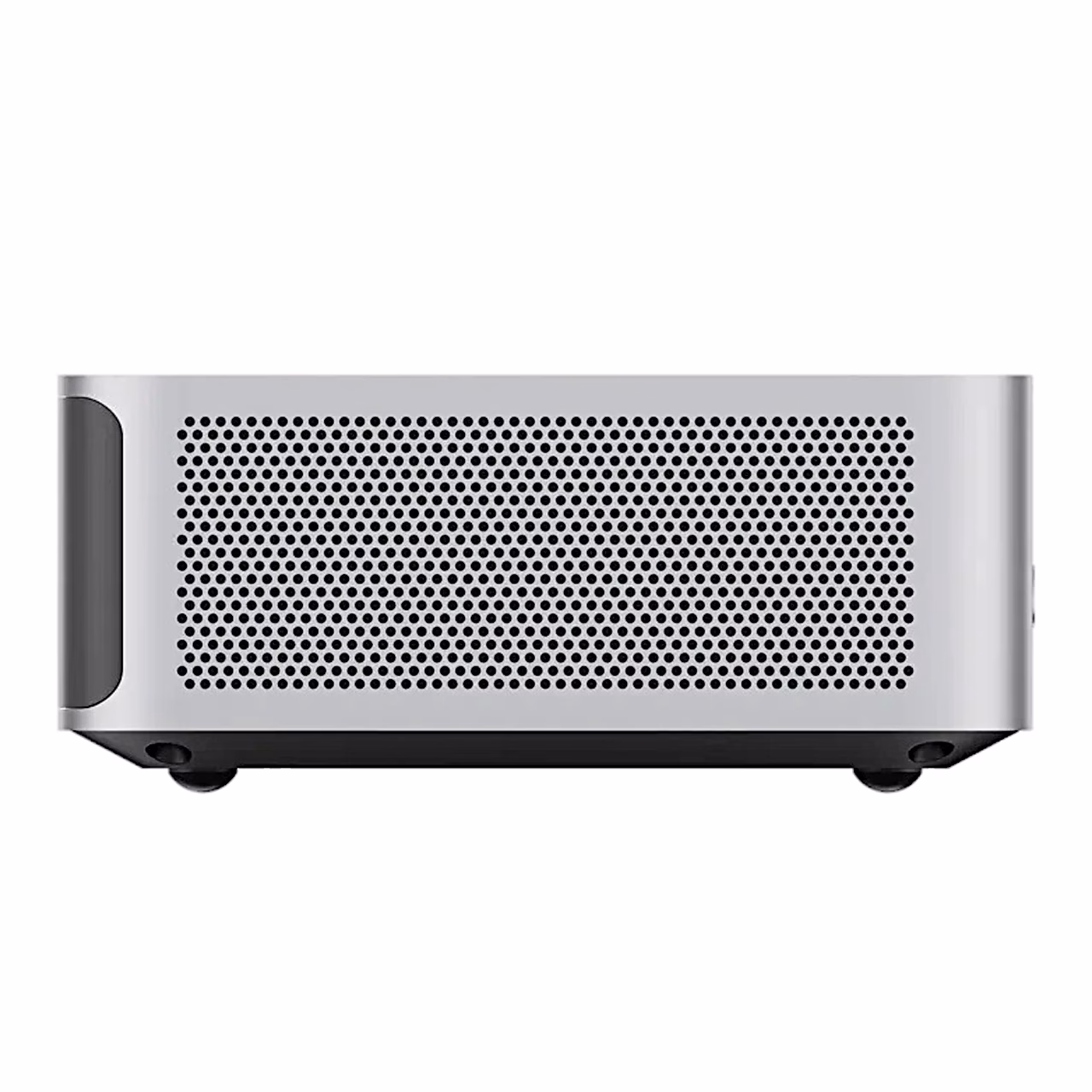 Minisforum X1-470 miniarvuti vasak külg ventilatsioonivõrega