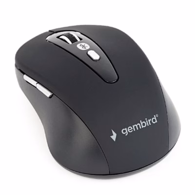 Must Bluetooth-hiir Gembird MUSWB-6B-01 vasakult eest koos külgnuppudega