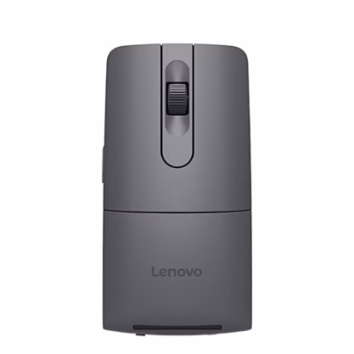 Hall Bluetooth-hiir Lenovo ThinkPad Presenter Mouse ülaltvaates kerimisrattaga
