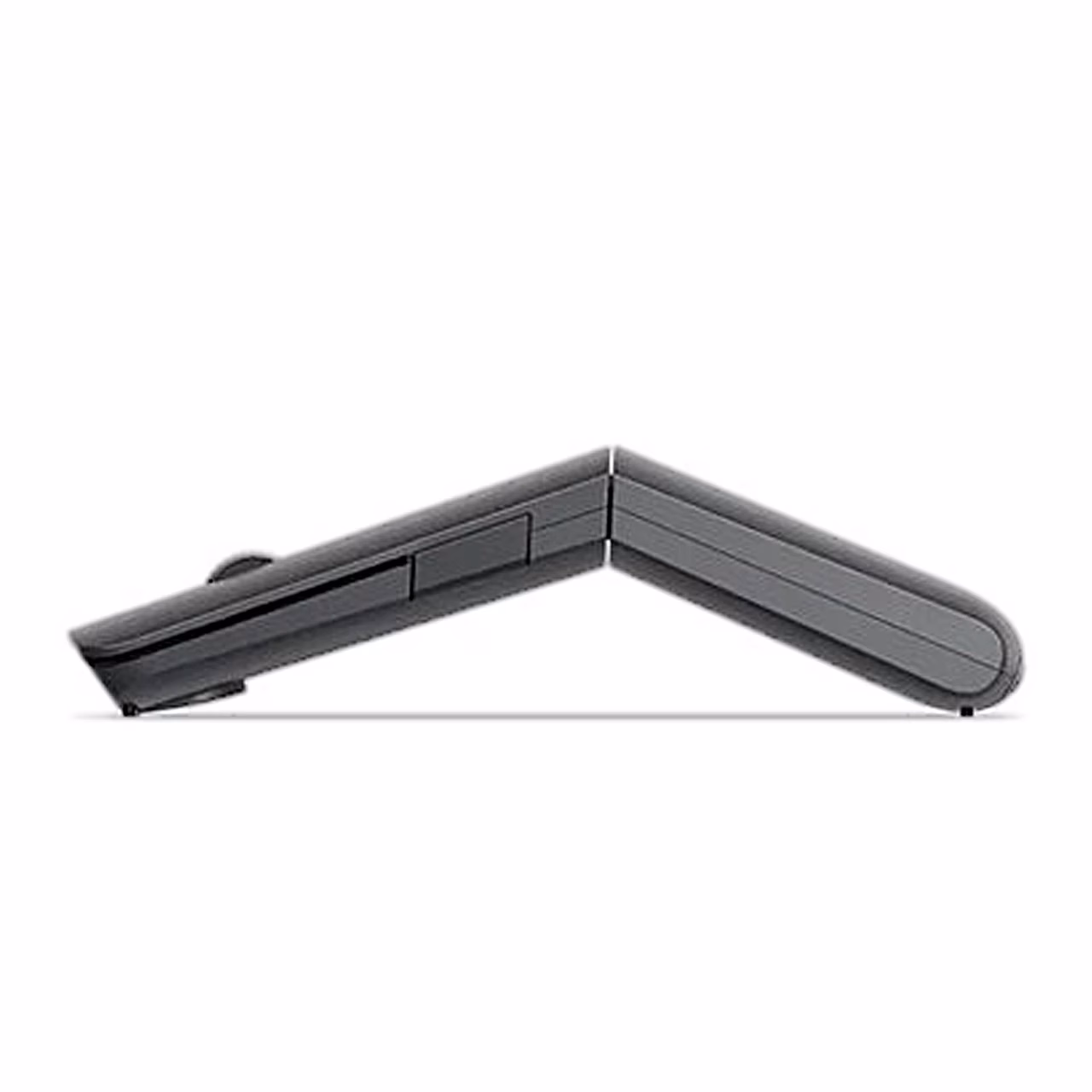Lenovo ThinkPad Presenter Mouse külgprofiil kumeras asendis