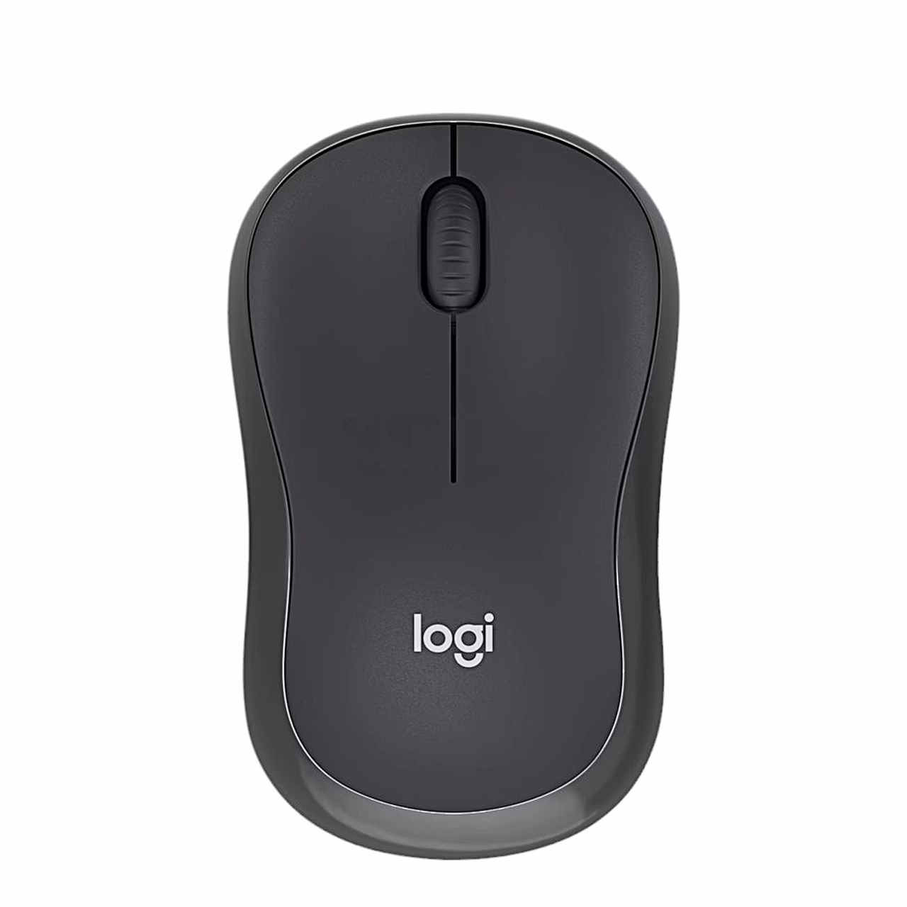 Logitech M240 Silent hall Bluetooth-hiir otse ülalt logi logoga