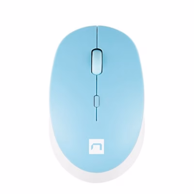 Valge-sinine Bluetooth-hiir Natec Harrier 2 pealtvaates