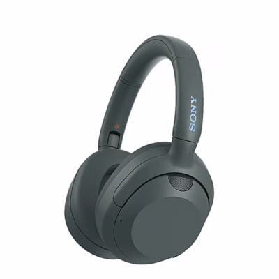 Rohelised ülekõrvaklapid Sony WH-ULT900N ULT WEAR nurga alt, peasangal SONY logo