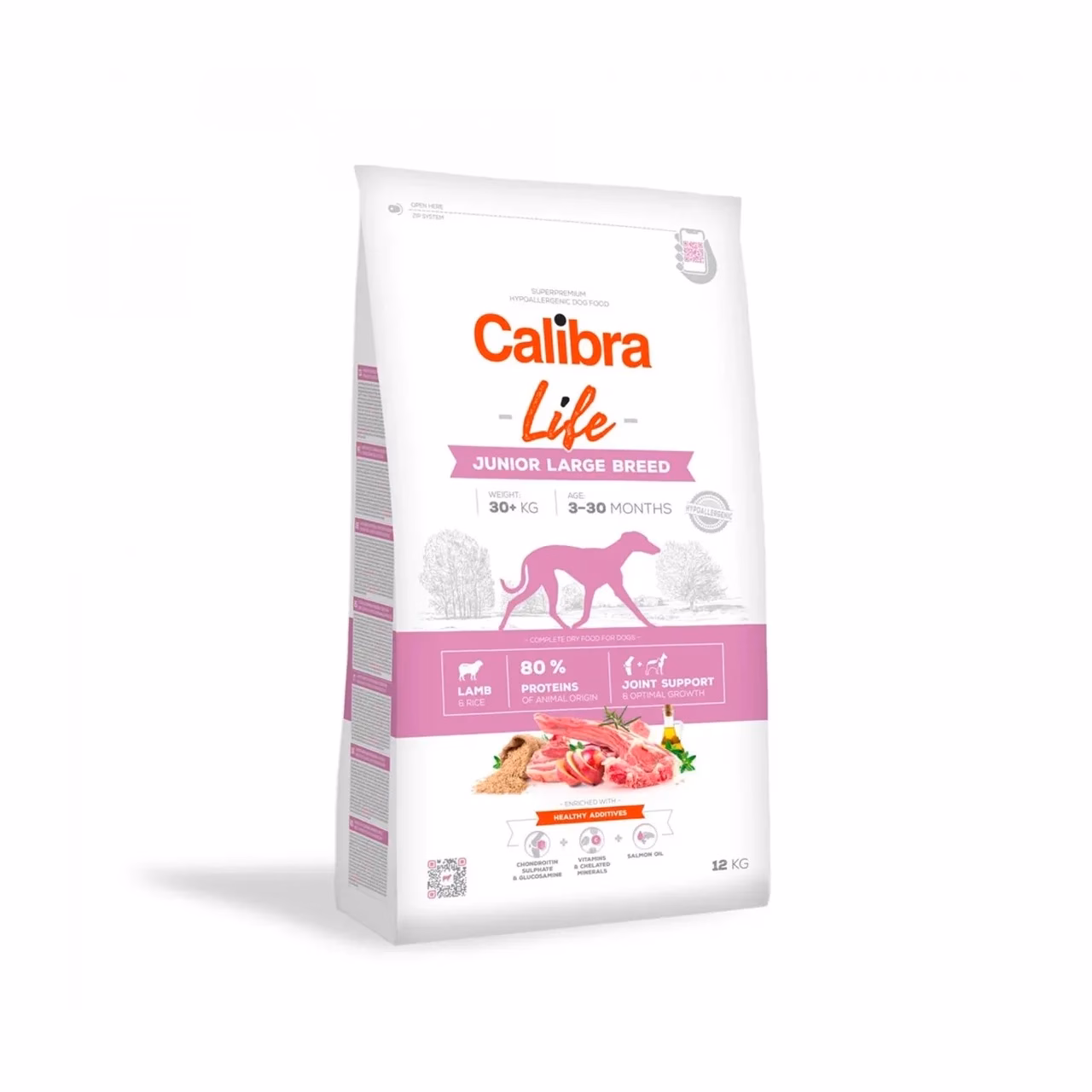 Calibra Life Junior Large Breed Lamb 12 kg gluteenivaba kuivtoit suurtele noortele koertele