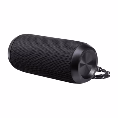 Defender S100 5W must Bluetooth 5.3 kaasaskantav kõlar LED-valgustuse ja sisseehitatud mikrofoniga, 157x72x70 mm, 5-tunnine aku kestus