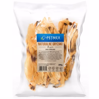 Koeramaius PETMEX Rabbit ears, küüliku kõrvad, 200 g